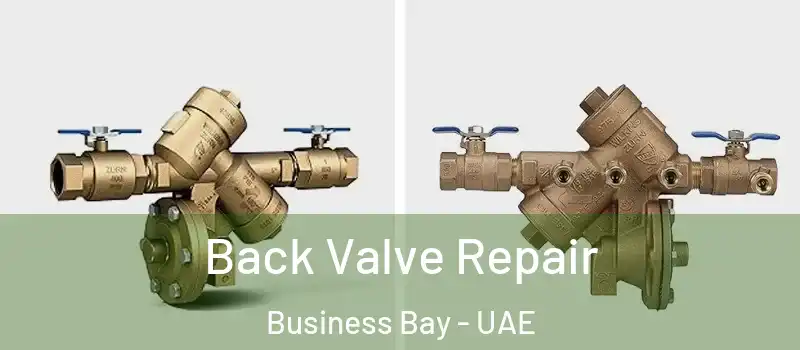 Back Valve Repair Business Bay - UAE