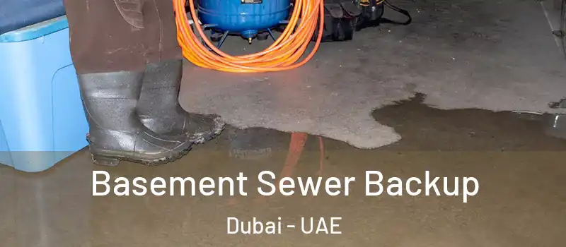 Basement Sewer Backup Dubai - UAE