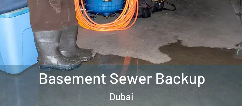 Basement Sewer Backup Dubai