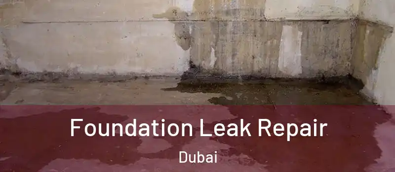 Foundation Leak Repair Dubai