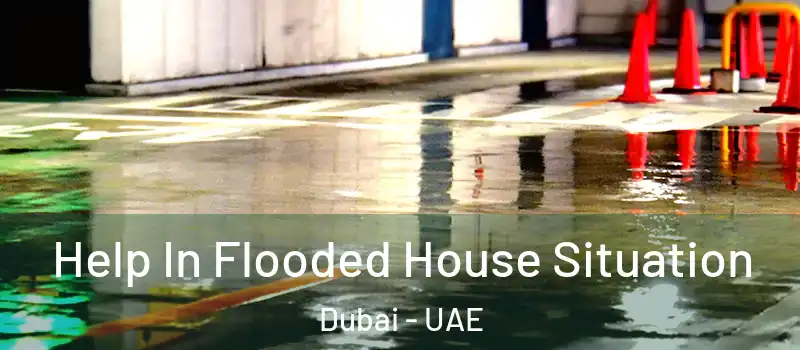 Help In Flooded House Situation Dubai - UAE