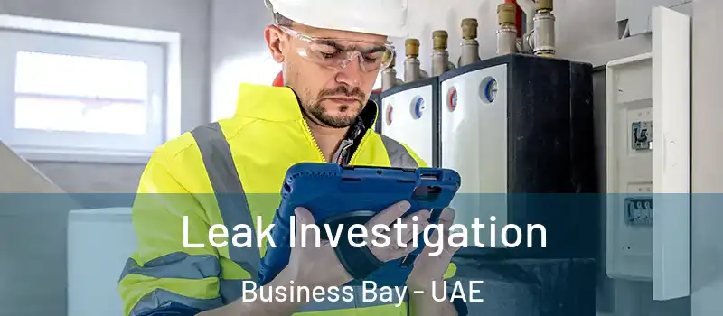 Leak Investigation Business Bay - UAE