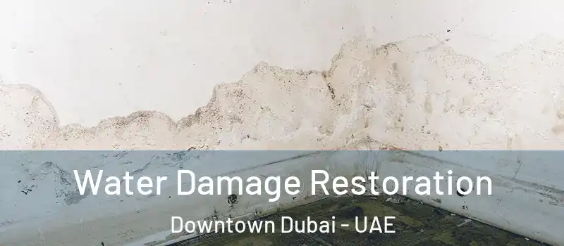 Water Damage Restoration Downtown Dubai - UAE