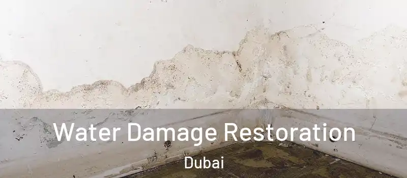 Water Damage Restoration Dubai