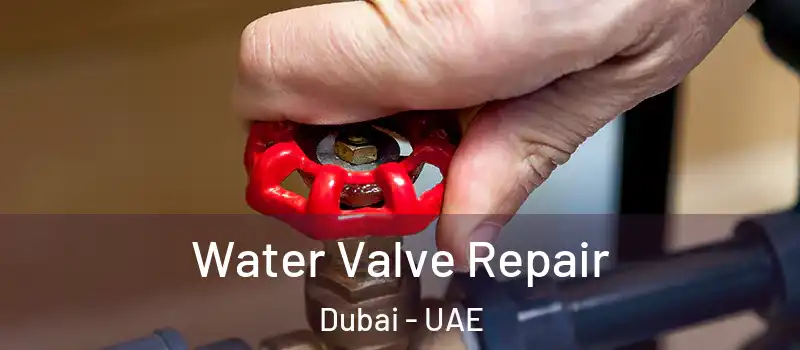 Water Valve Repair Dubai - UAE