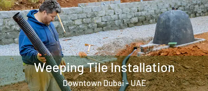 Weeping Tile Installation Downtown Dubai - UAE