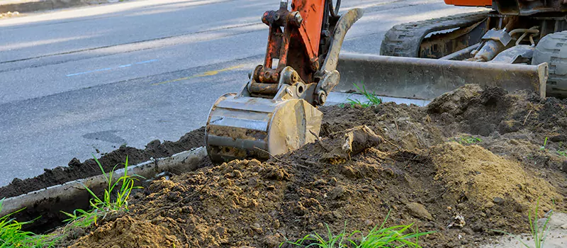 Water Line Excavation in Dubai, UAE